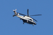 Morten 7 april 2023 - Politihelikopter over Høyenhall, dem er ute på langfredag også