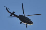 Morten 5 januar 2024 - Bell 412 og Qatar Airways Cargo møtes over Høyenhall