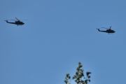 Morten 19 juli 2024 - To Bell 412HP Arapaho over Høyenhall, den 11 juli 2022 og 13 juli 2023 så jeg også to Bell 412 helikoptre