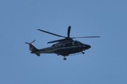 Morten 25 juli 2024 - Politihelikopter over Høyenhall, som dere sikkert ser så har den skinnen, så det er ikke LN-ORA