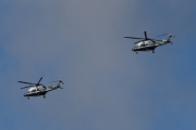 Morten 5 juli 2024 - To Politihelikoptre i formasjon over Høyenhall