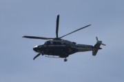 Morten 17 juni 2024 - LN-ORA over Høyenhall, det er Politiet som ønsker meg velkommen hjem med sin første Leonardo AW169 fra 2019