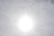 Morten 1 mai 2024 - Politihelikopter og solen over Høyenhall