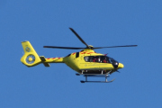 Morten 21 mai 2024 - LN-OUH over Høyenhall, det er Norsk Luftambulanse som er ute med sin Airbus H135 Lege Luftambulansetjenesten fra 2018