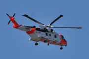 Morten 4 mai 2024 - SAR Queen 0284 over Ekeberg, det er Luftforsvaret redningstjeneste som er ute med sin Leonardo AW101 Mk.612