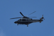 Morten 14 april 2025 - Politihelikopter over Høyenhall, dem er ute med en av sine tre Leonardo AW169