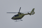 Morten 24 april 2025 - LN-OUJ over Høyenhall, det er Norsk Luftambulanse som er ute med sin Airbus H135 Lege Luftambulansetjenesten fra mai 2018