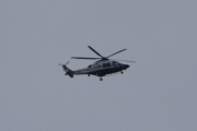 Morten 8 april 2025 - Politihelikopter over Høyenhall, klokken er 08.14. Dem er ute med sin Leonardo AW169, kanskje jeg skal si god morgen