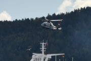 Morten 10 august 2025 - LN-ORB over Color Fantasy, men kan et helikopter lande på Color Fantasy? Svaret er ja, jeg var en tur med tvillingskipet Color Magic den 12 februar 2019 og tok bilde av helikopterdekket