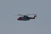 Morten 16 august 2025 - SAR Queen over Drøbak, klokken er 15.56 og vi har vært en tur på hytta. Jeg husker pappa hjalp meg med en Sea King som landet på fotballbanen den 10 mars 2021