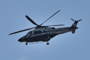 Morten 26 august 2025 - LN-ORB over Høyenhall, klokken er 13.54. Det er Politiet med sin nest nyeste Leonardo AW169 som dem fikk i juni 2019