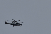 Morten 6 august 2025 - Politihelikopter over Høyenhall, her kommer det første fuglen sammen med...