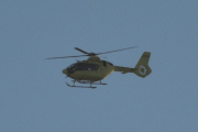 Morten 31 januar 2025 - LN-OOV over Høyenhall, det er Nordic Air Ambulance hvor Norsk Luftambulanse er operatør som kommer med sin Airbus H135 Akutlæge fra 2014