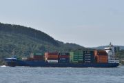 Morten 12 juli 2025 - LN-ORC over Drøbak, jeg tok dette bilde like etterpå, kanskje dere overvåker skipstrafikken også. Containerskipet Elbsprinter fra 2007 var kanskje målet?
