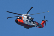 Morten 20 juli 2025 - SAR Queen 0281 besøker Hvitsten, det er Luftforsvaret redningstjeneste som kommer med sin SAR Queen 0281 Leonardo AW101 Mk.612 fra 2021