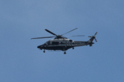 Morten 8 juli 2025 - Politihelikopter over Høyenhall, dem er ute med en av sine Leonardo AW169 som dem fikk i 2019