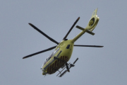 Morten 11 juni 2025 - LN-OTH over Høyenhall, dem er ute med sin Airbus H145 Lege Luftambulansetjenesten fra mai 2021