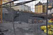 Morten 5 juni 2025 - Norsk Luftambulanse over Frogner, jeg står akkurat her og tar bilde av en bygning som ikke er her mer