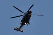 Morten 16 mai 2025 - LN-ORB besøker Høyenhall på kvelden, klokken er 20.57 og jeg skal legge meg om 3 minutter. Politiet kommer ofte da med sin Leonardo AW169