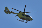 Morten 17 mai 2025 - LN-OTH besøker Høyenhall, det er Norsk Luftambulanse som er ute med sin Airbus H145 Lege Luftambulansetjenesten fra mai 2021. Dem så vi 14 mai 2025 også