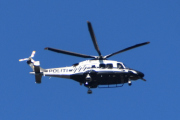 Morten 6 mai 2025 - LN-ORB over Høyenhall, det er Politiet som kommer med sitt nest nyeste Leonardo AW169 som kom i juni 2019