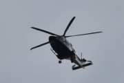 Morten 8 mai 2025 - LN-ORA besøker Høyenhall, det er Politiet som kommer med sin Leonardo AW169 som dem fikk i juni 2019