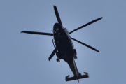 Morten 2 oktober 2025 - LN-ORC besøker Høyenhall, klokken er 10.59 og det er Politiet som kommer med sin Leonardo AW169 som dem fikk i oktober 2019