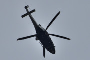 Morten 1 september 2025 - LN-ORC besøker Høyenhall, første mann ute er Politiet klokken 14.37 med sin Leonardo AW169 som dem fikk i oktober 2019