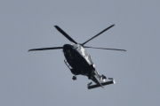 Morten 16 september 2025 - LN-ORC besøker Høyenhall, klokken er 13.56 og det er Politiet som kommer med sin aller nyeste Leonardo AW169 som dem fikk i oktober 2019