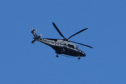 Morten 16 september 2025 - Politihelikopter over Høyenhall, klokken er 12.28 og alt ser bra ut. Jeg så LN-ORA den 16 september 2023, er det dere?