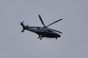 Morten 29 september 2025 - Politihelikopter over Høyenhall, klokken er 15.43 og det behøver ikke å være den samme som vi så før i dag. Jeg hadde håpet på en fugl her