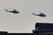 Morten 19 februar 2026 - To Bell 412 Arapaho i formasjon over Høyenhall