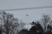 Morten 8 februar 2026 - Politihelikopter over Høyenhall