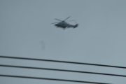 Morten 22 mars 2026 - Politihelikopter over Taraldsrud