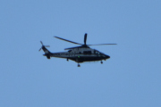 Morten 31 mars 2026 - Politihelikopter over Høyenhall om kvelden