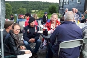 Vi har med oss mat selv, men det var mulig og kjøpe noe der også