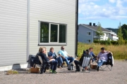 Dem sitter bare der og er helt avslappa