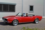 Neste bil er en Camaro 327 Kabriolet, rød og fin som bare det