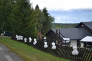 Nå skulle vi se etter ballonger og der er dem