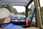 Hvorfor dette bilde er tatt er at dere må se på flaskeholderen fra 70 åra som nå holder en Solo flaske som også fantes på den tiden