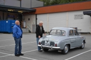 Her ser vi en strøken Renault Dauphine Gordini