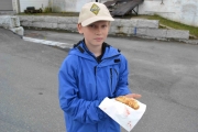 Denne karen her spiste til sammen 5 vafler på treffet, slå den da