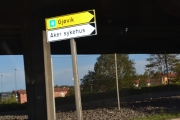 Ved Sinsenkrysset har vi et valg, enten Aker sykehus eller videre til Brandbu
