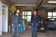 Her står dem, du kan se lang vei at de kjører Alpine