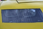 Stikkordet er frontlyktene på en Renault Alpine, vi hadde to stykker men bare en lot seg ta bilde av