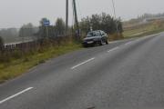 På veien oppover ser jeg en forlatt bil ved veien, det er en Saab 9-3 fra 2002. Dette lover ikke bra til å bli en veteran