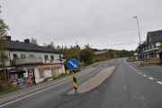 Nå har vi kommet til Rotnes som ligger i Nittedal og vi kjører på Hadelandsveien igjen som også er riksvei 4