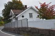 Så til slutt så er jeg på Trondheimsveien og her ligger Sveiva landhandleri som er et museum nå, det ble bygget i 1890 årene på en gammel laftekasse fra 1790-1819 og det var landhandel der i perioden 1900 til1992