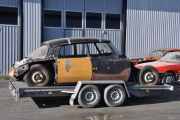 Her ser vi litt av en Citroën DS som ble produsert mellom 1955 til 1975. En god fransk bil som ble kalt Padda. Tenk at en dag så ruller kanskje denne på veien igjen