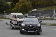 Men så kommer første mann, han ble nok litt overasket at jeg var her først. Nybilen hans er en Renault Kadjar fra 2016, legg merke til ekstralysene hans